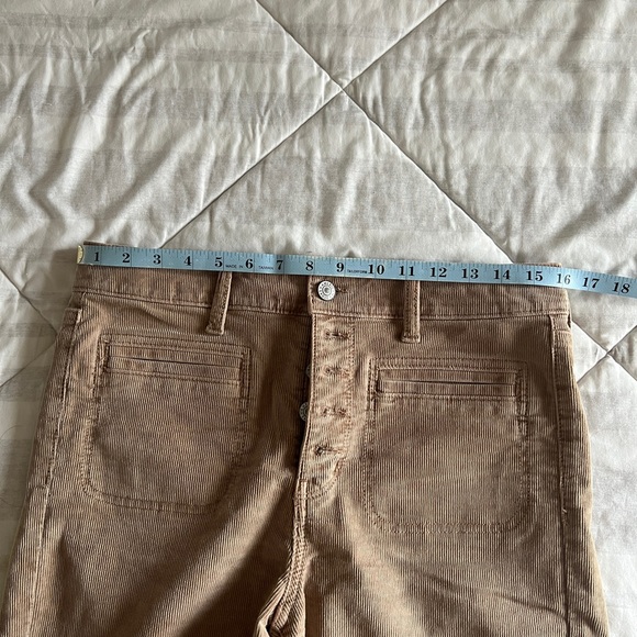American Eagle Stretch Corduroy Super High-Waisted Flare Pant (SHORT) - Picture 7 of 7